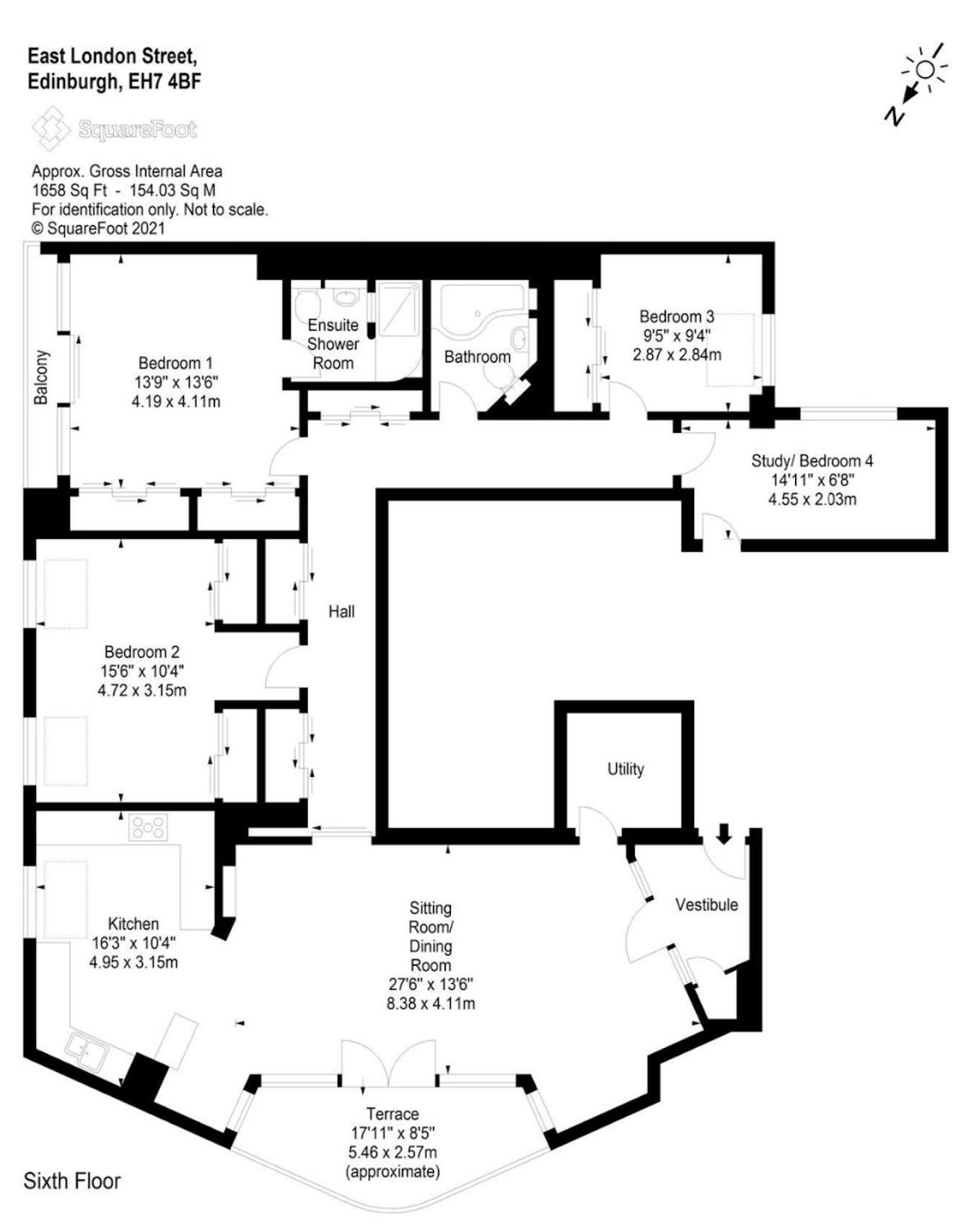 Edinburgh Penthouse 101 Leilighet Eksteriør bilde